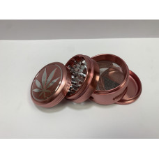 Pink Hemp Leaf Grinder