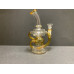 Gold Dab Rig with Bong Bowl