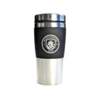 Man City Executive Stainless Steel Handleless Double Wall Travel Mug