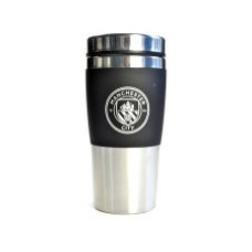 Man City Executive Stainless Steel Handleless Double Wall Travel Mug