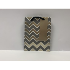 Silver Waved Gift Bag