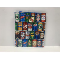 Beer Can Design Gift Bag