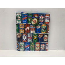 Beer Can Design Gift Bag