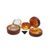 4 Part Rosewood Flower Grinder 60 x 60mm