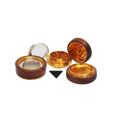 4 Part Rosewood Flower Grinder 60 x 60mm