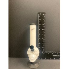 White Acrylic Monkey Skull Bong