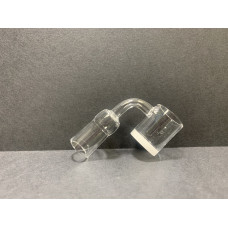 Flat Quartz White Base Banger - Female 14mm