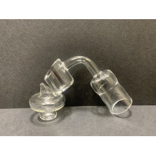 Swirl Quartz Banger Set - Male 19mm