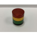Rasta Colour Stainless Steel 4pc Grinder