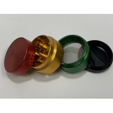 Rasta Colour Stainless Steel 4pc Grinder