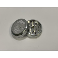 Silver 2pc Grinder