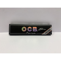 OCB Black Premium King Size Slim with Tips