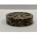 Round Stone Hemp Leaf Pipe 
