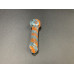 Blue & Orange Glass Pipe