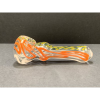 Orange & Yellow Glass Pipe