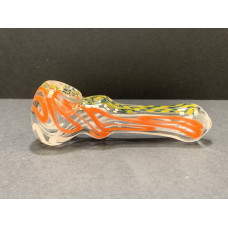 Orange & Yellow Glass Pipe