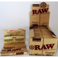 RAW Organic Hemp Connoisseur 1¼ Size Rolling Papers with Tips